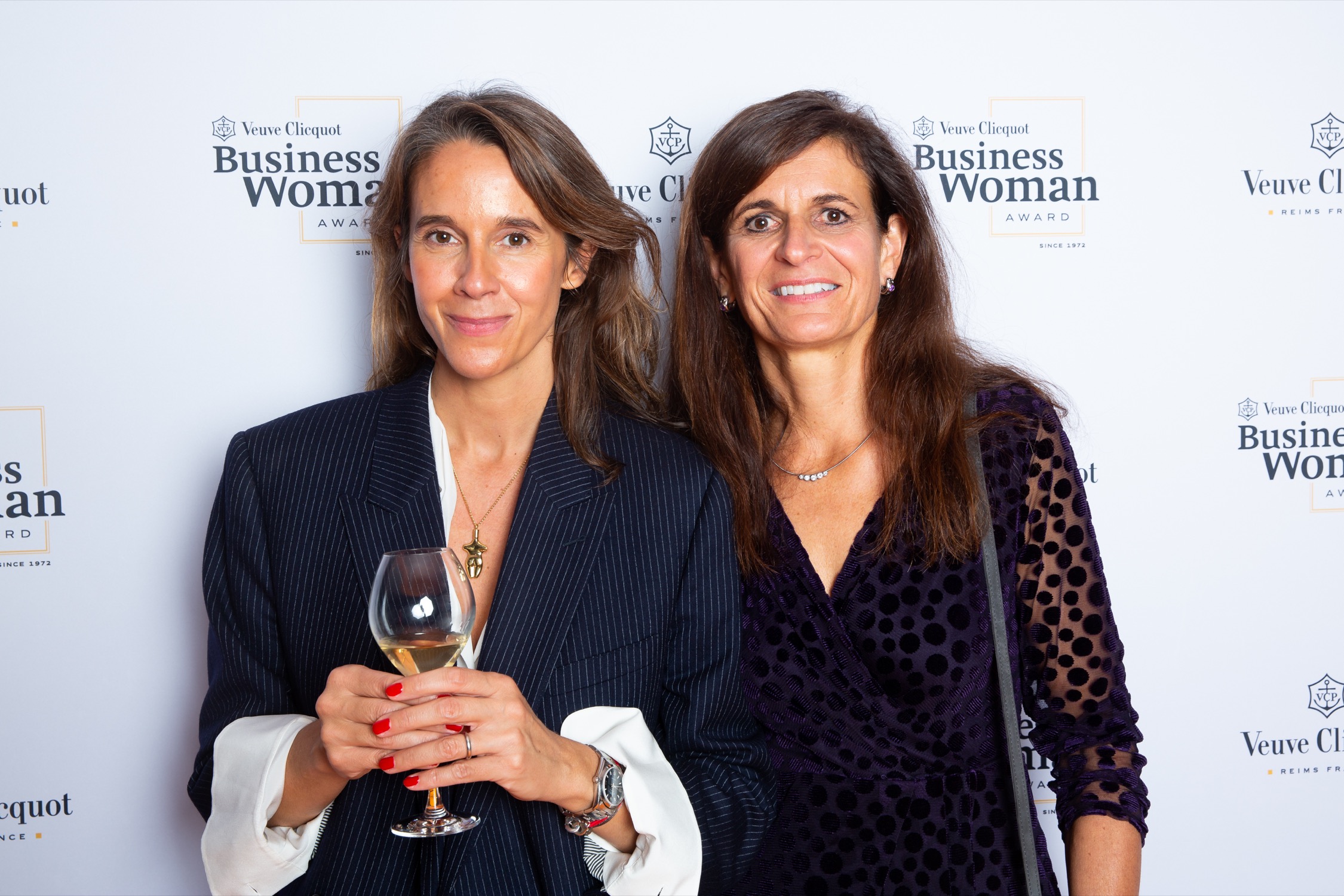 Carole Bildé and the winner of Veuve Clicquot Business Woman Award 2019 Monika Walser