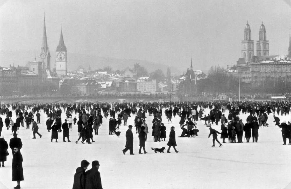 "Seegfrörni" in 1963, Zurich Lake