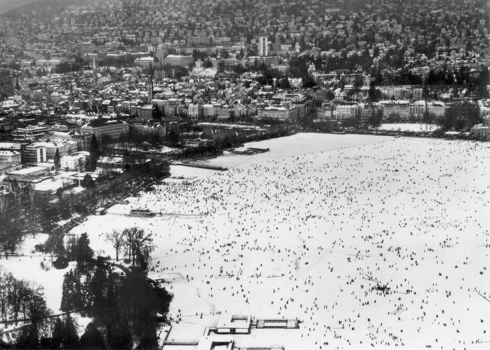 "Seegfrörni" in 1963, Zurich Lake
