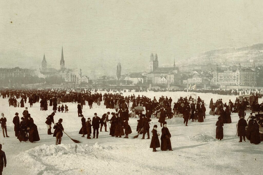 1891 "Seegfrörni" Zurich Lake